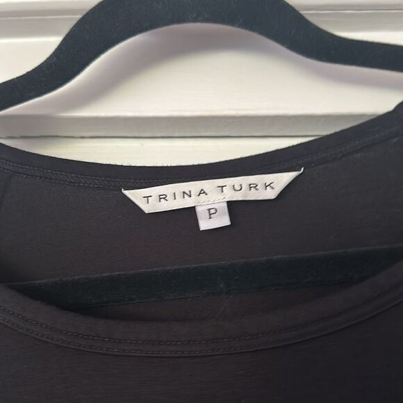 Trina Turk, black tunic - Picture 3 of 4